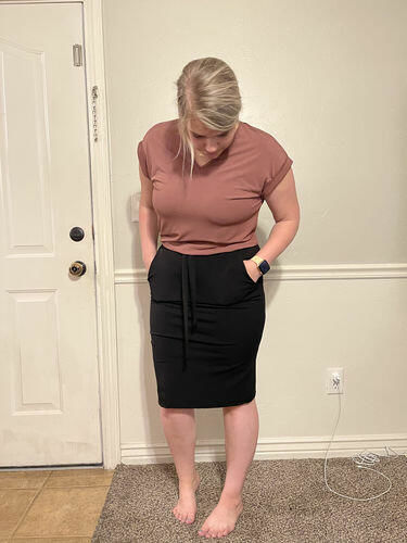Customer photo review of Brigitte Brianna Dream Skirt