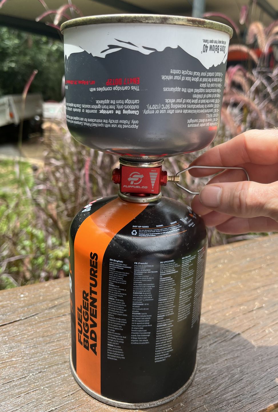 Customer photo review of FlipFuel™ Fuel Transfer Device