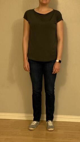 Customer photo review of Brigitte Brianna Everyday Tee
