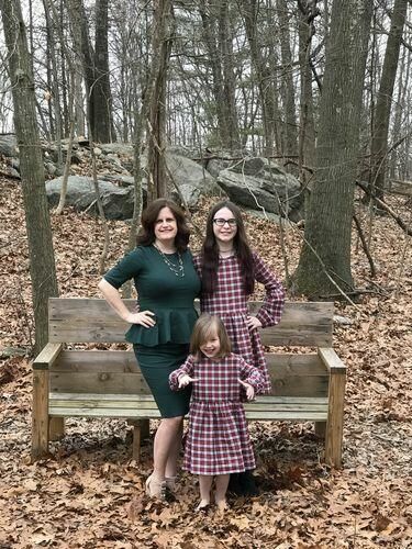 Customer photo review of Brigitte Brianna Peplum Dress