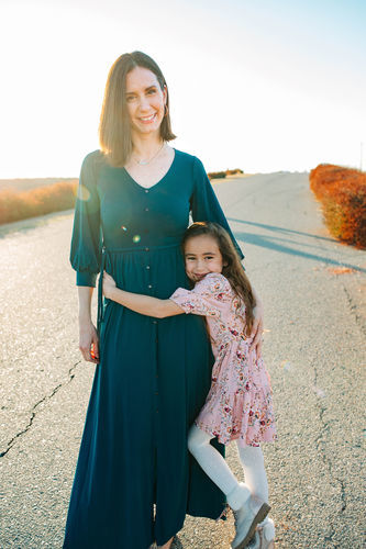 Customer photo review of Brigitte Brianna V-Neck Maxi Dress