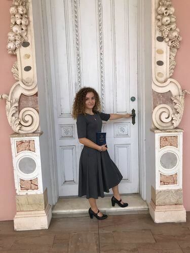 Customer photo review of Brigitte Brianna Swing Dress
