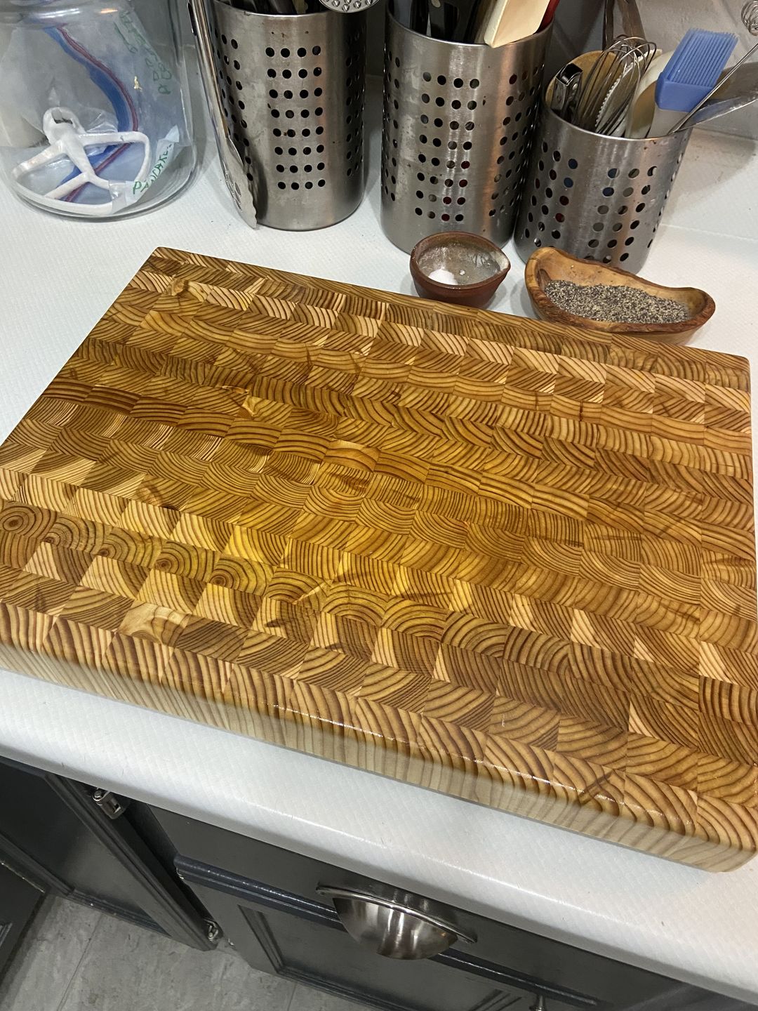 Customer photo review of Larchwood Cutting Board
