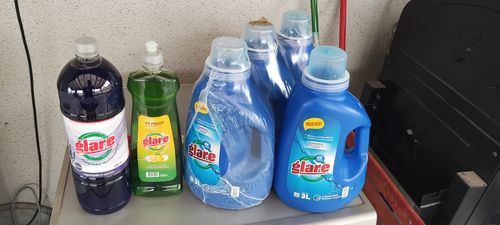 Reseña con foto de un cliente sobre Detergente Glare Ultra Concentrado 3 L