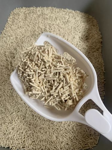 Customer photo review of Michu Natural Clumping Tofu Cat Litter 2.5kg/6L