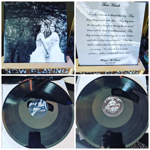 Customer photo review of Custom Vinyl Records