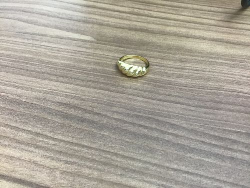Customer photo review of Bague Croissant - Vermeil