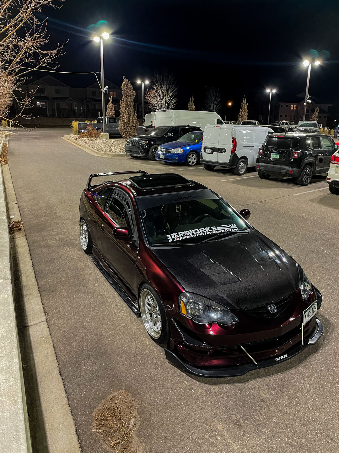 Customer photo review of Glossy Metallic Black Rose Vinyl Wrap