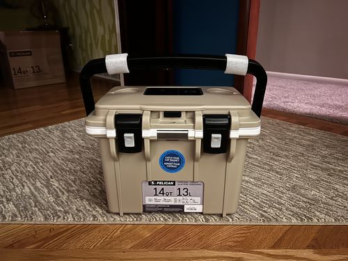 Customer photo review of Pelican 14QT Personal Cooler & Dry Box