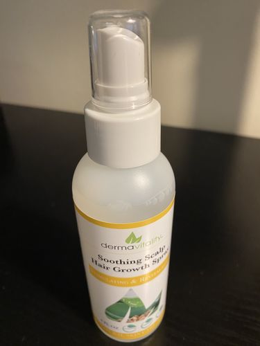 Customer photo review of Best Scalp Spray for Hair Growth