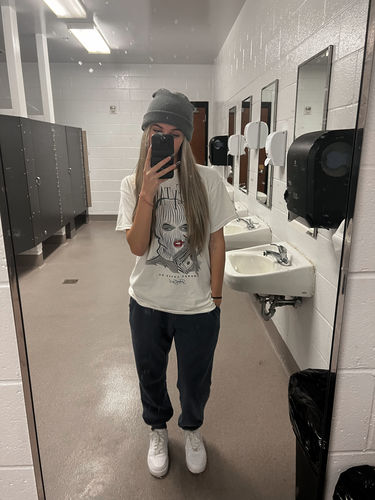Customer photo review of Midnight Navy 4s DopeSkill T-Shirt Money Talks Graphic