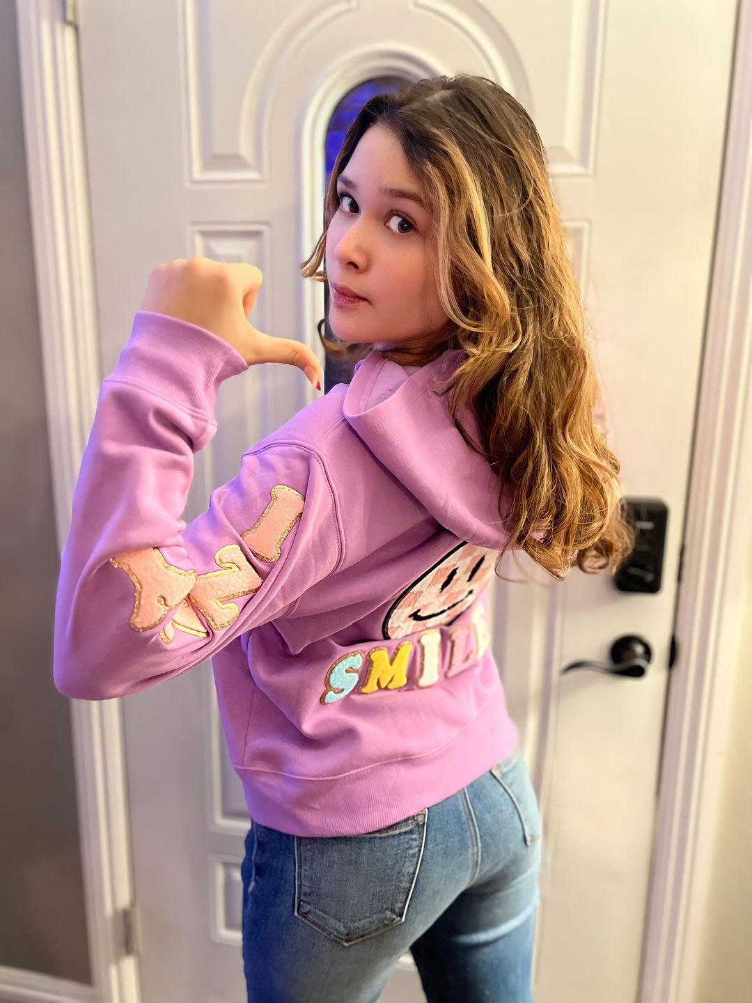Customer photo review of Kids Zip Hoodie