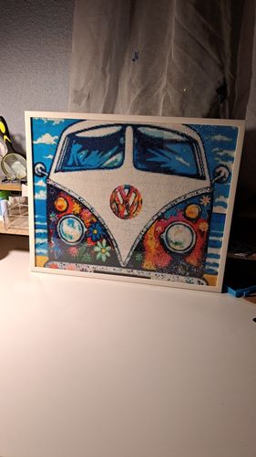 Customer photo review of Oma kuva | timanttimaalaus