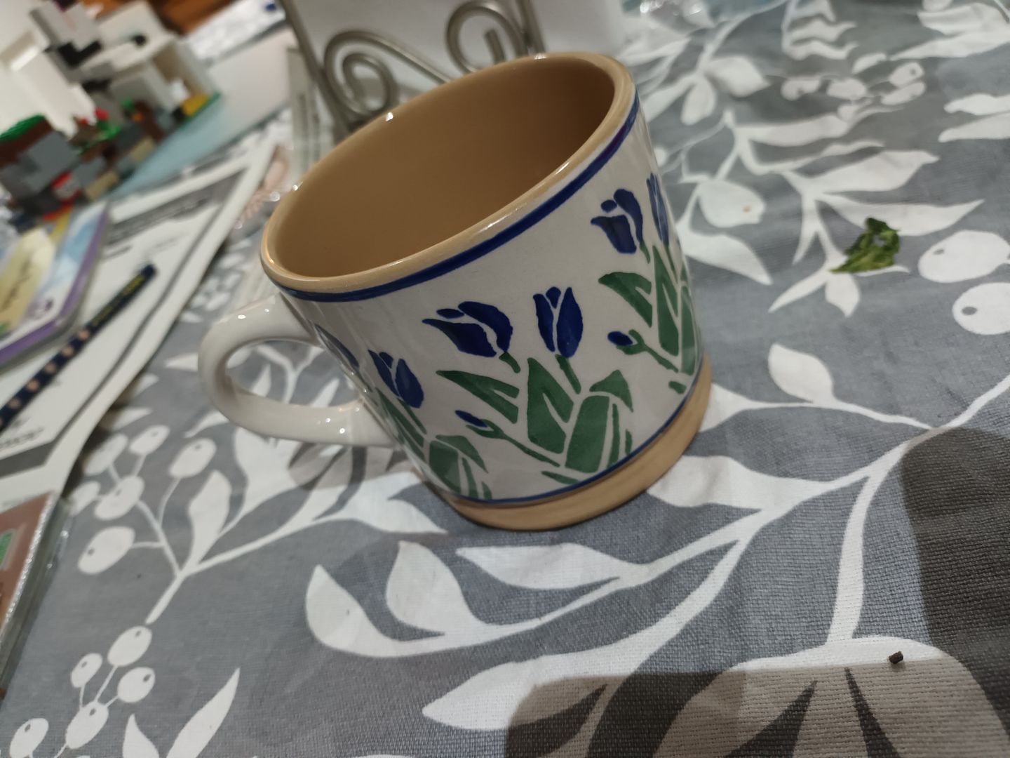 Customer photo review of Large Mug Blue Blooms
