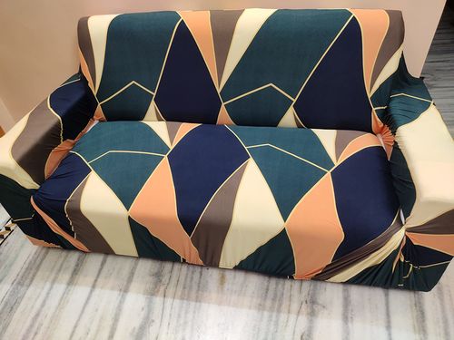 Customer photo review of Trendize Exclusive Stretchable Sofa Cover
