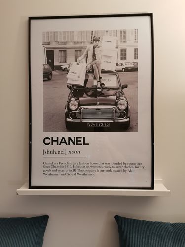Customer photo review of Chanel Poster