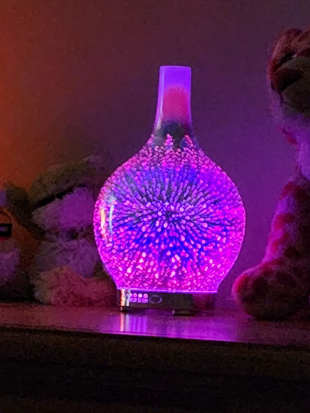 Customer photo review of Oil Aroma Diffuser 3D Glass
