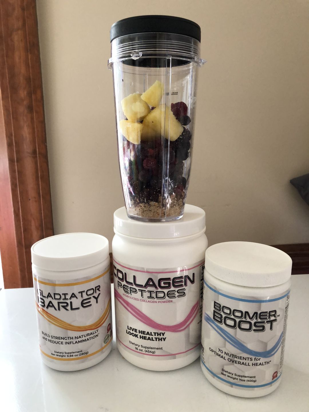 Customer photo review of Collagen Peptides
