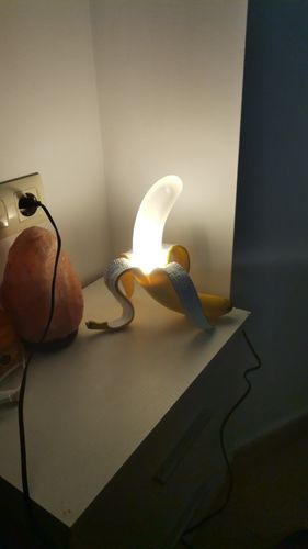 Customer photo review of Banana Table Lamp