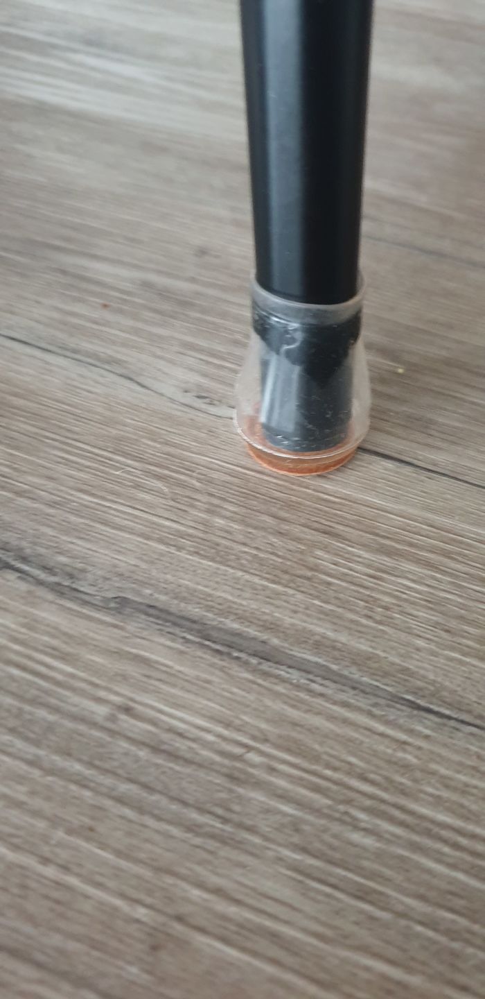 Customer photo review of Rectangle Silicone Felt Chair Leg Glides