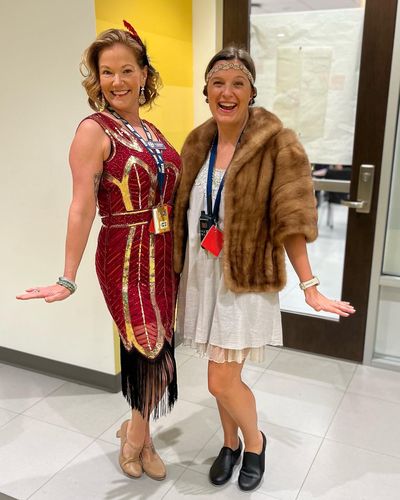 Customer photo review of 1920s Leaves Sequined Tassel Dress