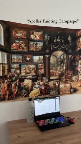 Customer photo review of Apelles Painting Campaspe 1630, Duvar Örtüsü