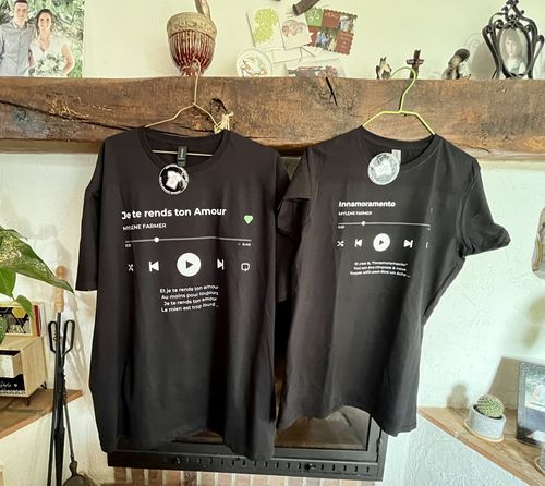 Customer photo review of Your Favorite Song T-Shirt Music Player