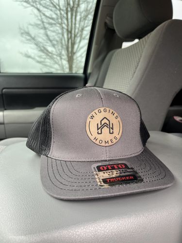 Customer photo review of [6 Pack] 112 Style Leather Patch Trucker Hats - Round Patch