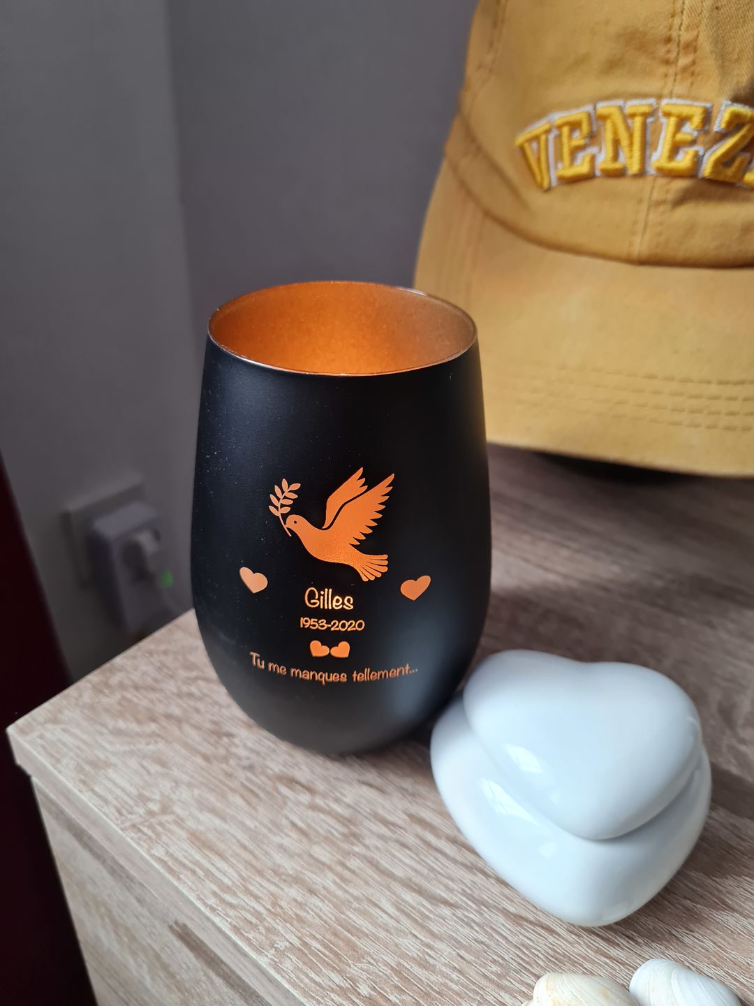 Customer photo review of Tu nous manques... - Deuil-Photophore