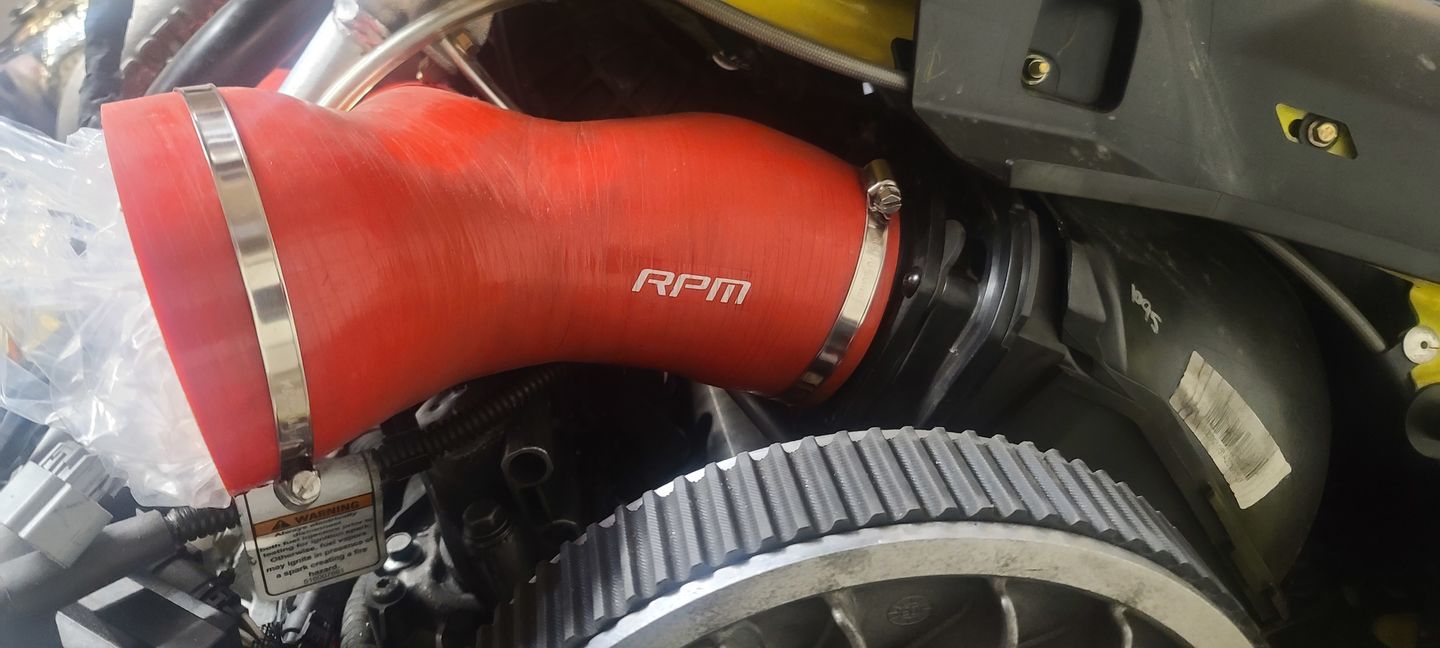 Customer photo review of Ski-Doo 850 Turbo Gen 4 & 5 Silicone Charge & Intake Tube ( 6-Ply Extreme HD )