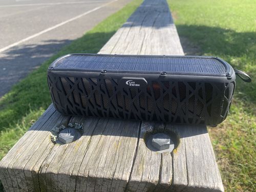 Customer photo review of Solar Bluetooth Speaker & Power-bank