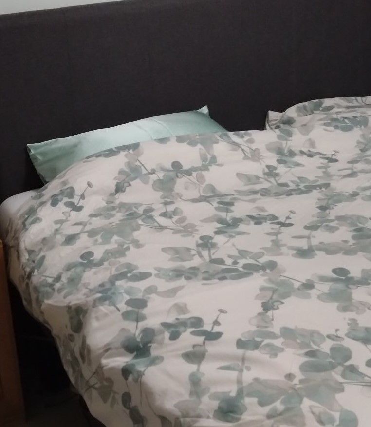 Customer photo review of Teal Breeze Pure Silk Pillowcase