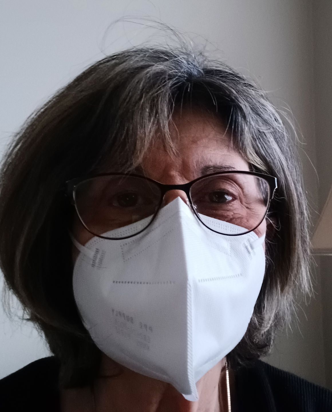 Customer photo review of KN95 Respirator Face Mask Individually Sealed (Cone Shape)