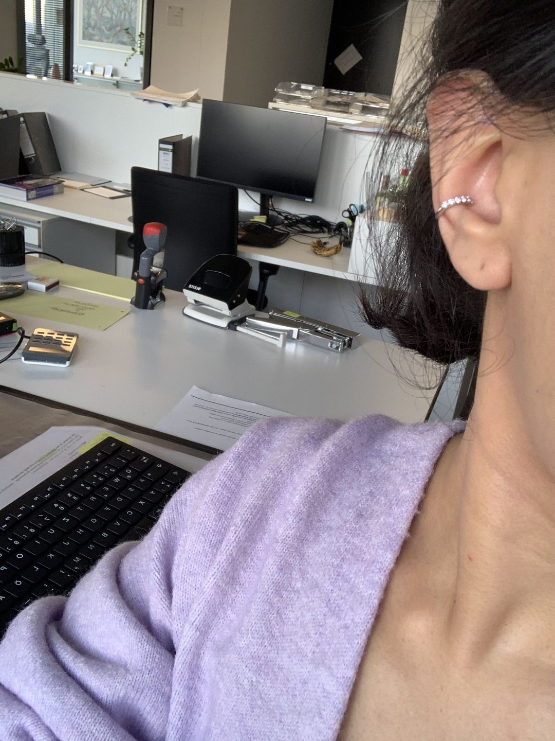 Customer photo review of ELARA EAR CUFF