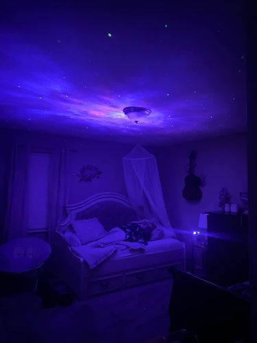 Customer photo review of Astronaut Galaxy Projector