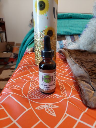 Customer photo review of 5X Original Full Spectrum CBD Hemp Oil