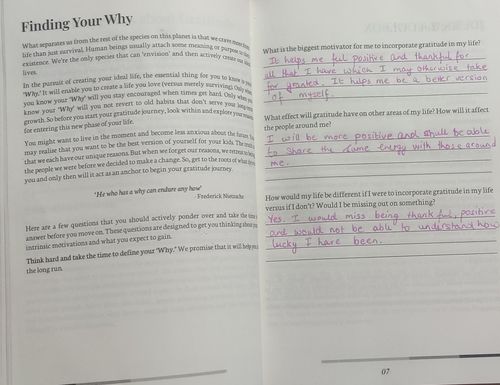 Customer photo review of Mindbrush Journal