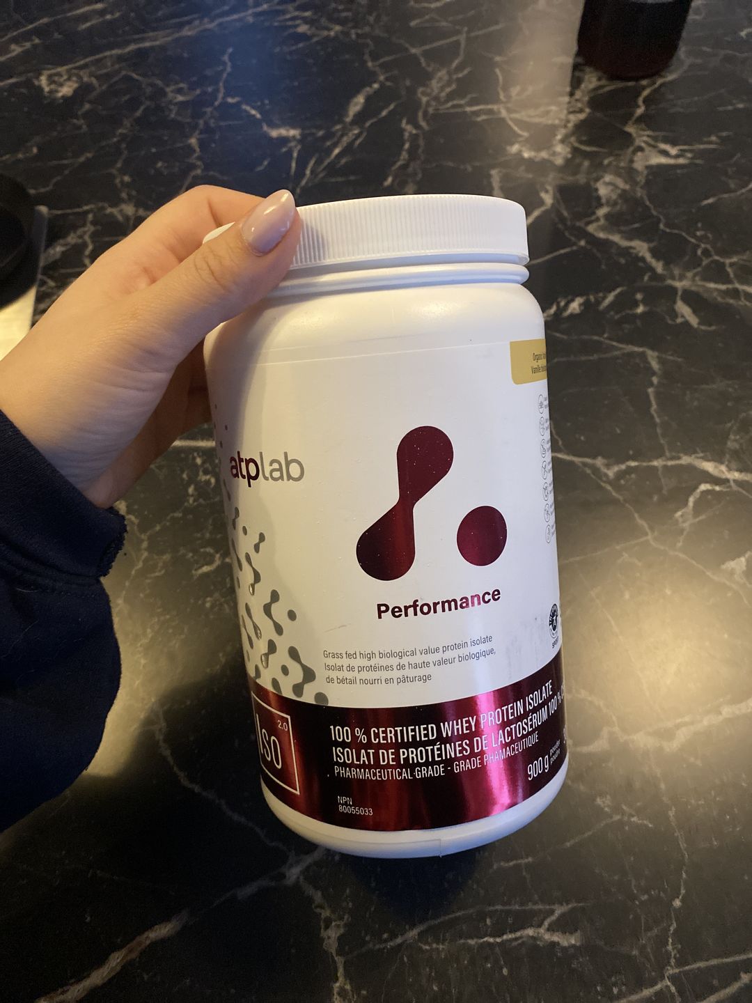Customer photo review of ATP LAB - Protéine Isolate 900g