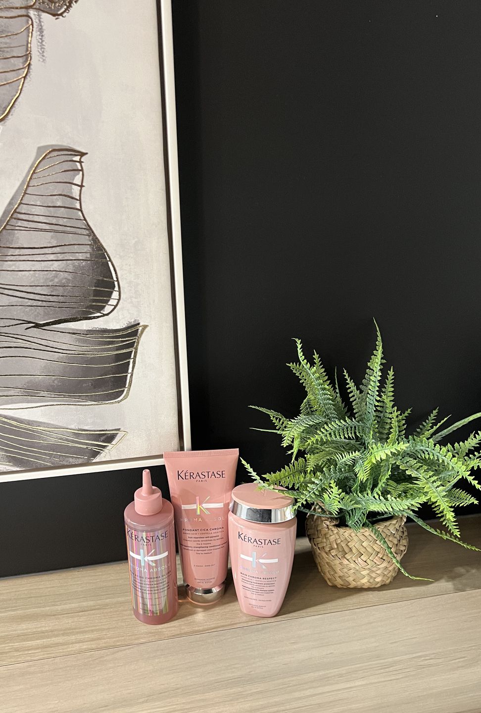 Customer photo review of Coffret Noël Kérastase : Chroma Absolu gloss (cheveux fins)