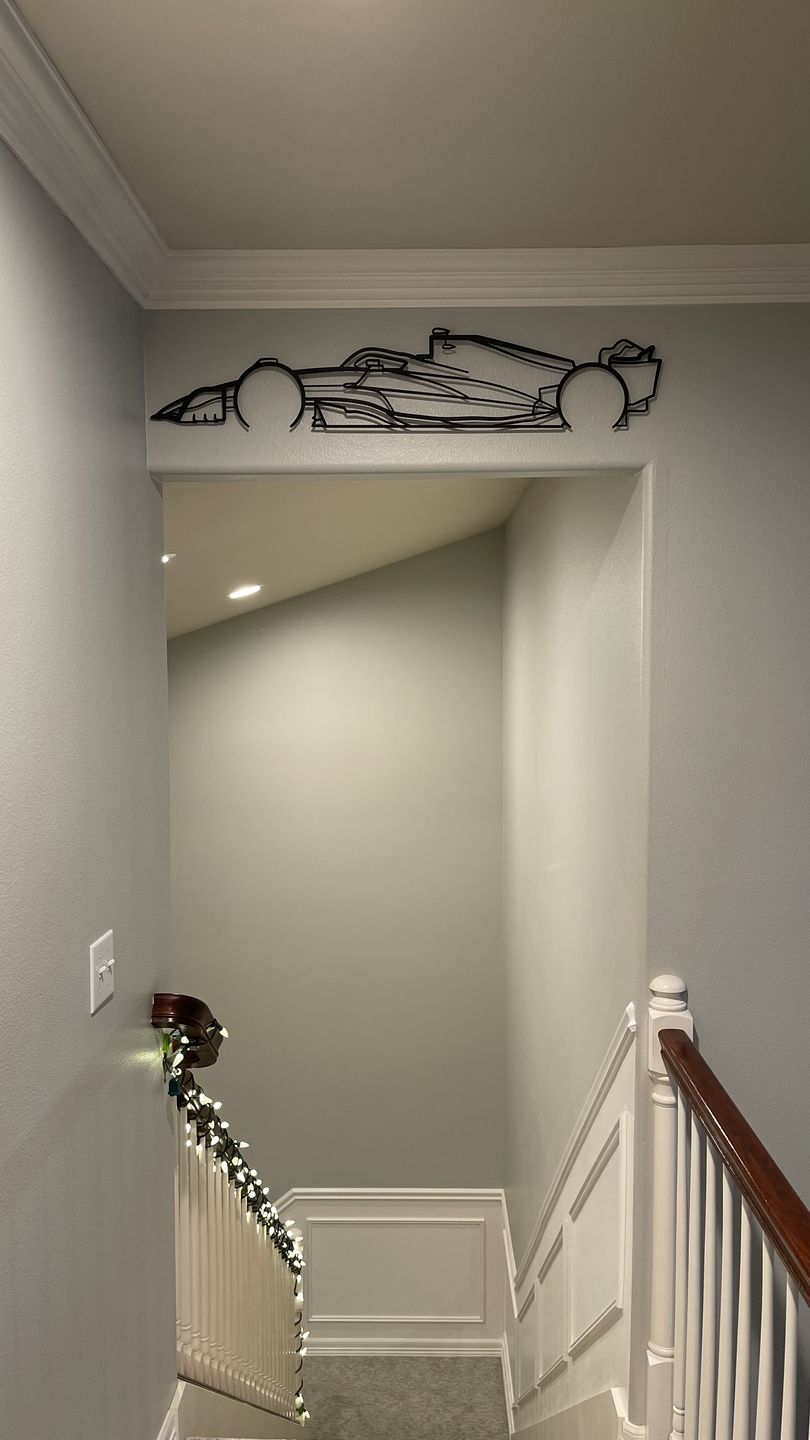 Customer photo review of Formula 1 2022 All Teams Silhouette Metal Wall Art
