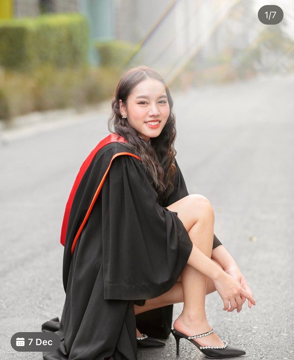Customer photo review of BLACK DARLIN SATIN