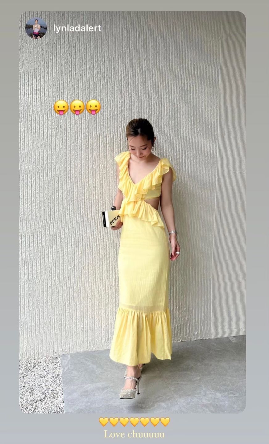 Customer photo review of SILVER-BEIGE GREDIENT DARLIN SATIN