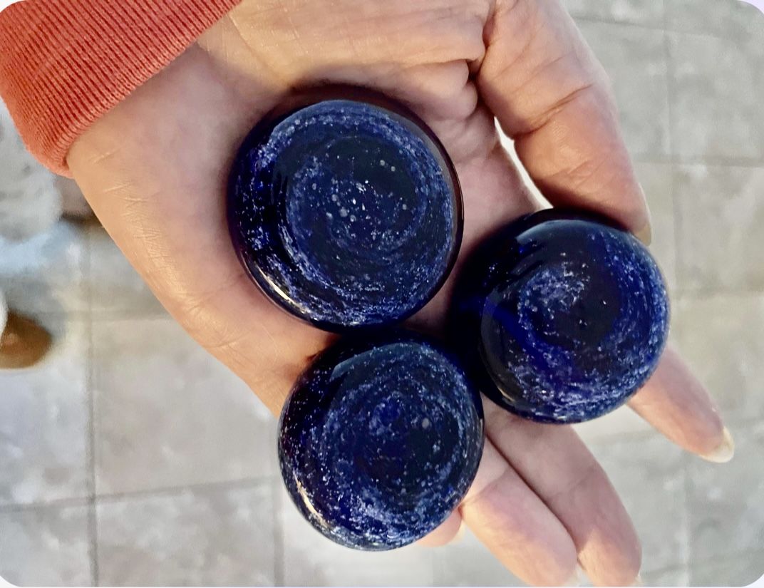 Customer photo review of Soul Stones with Infused Cremation Ashes