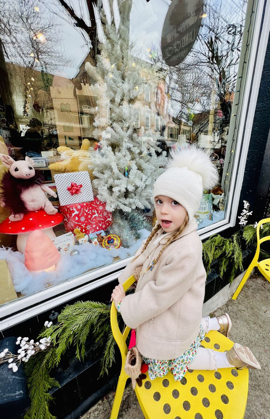 Customer photo review of Cashmere Aviator Hat