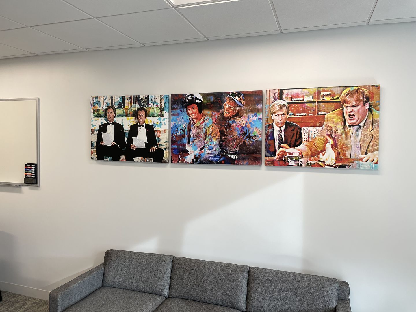 Customer photo review of Happy Gilmore Wall Art