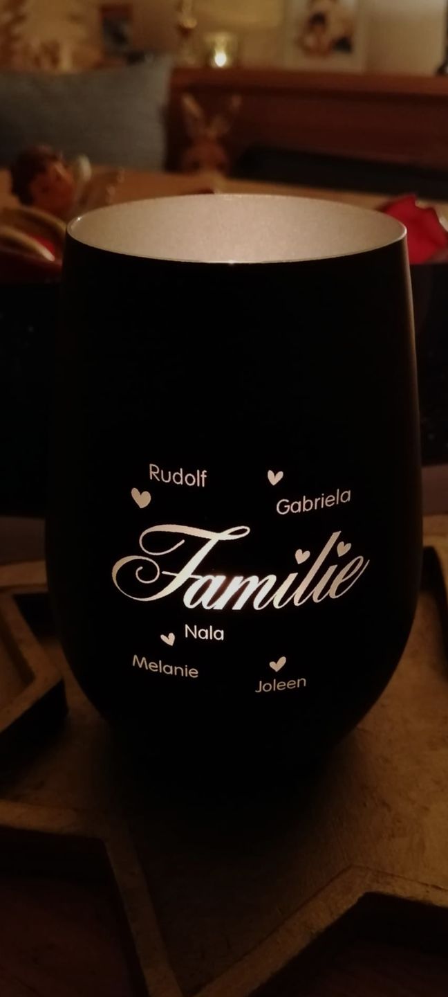 Customer photo review of Familie ist... - Familien-Windlicht