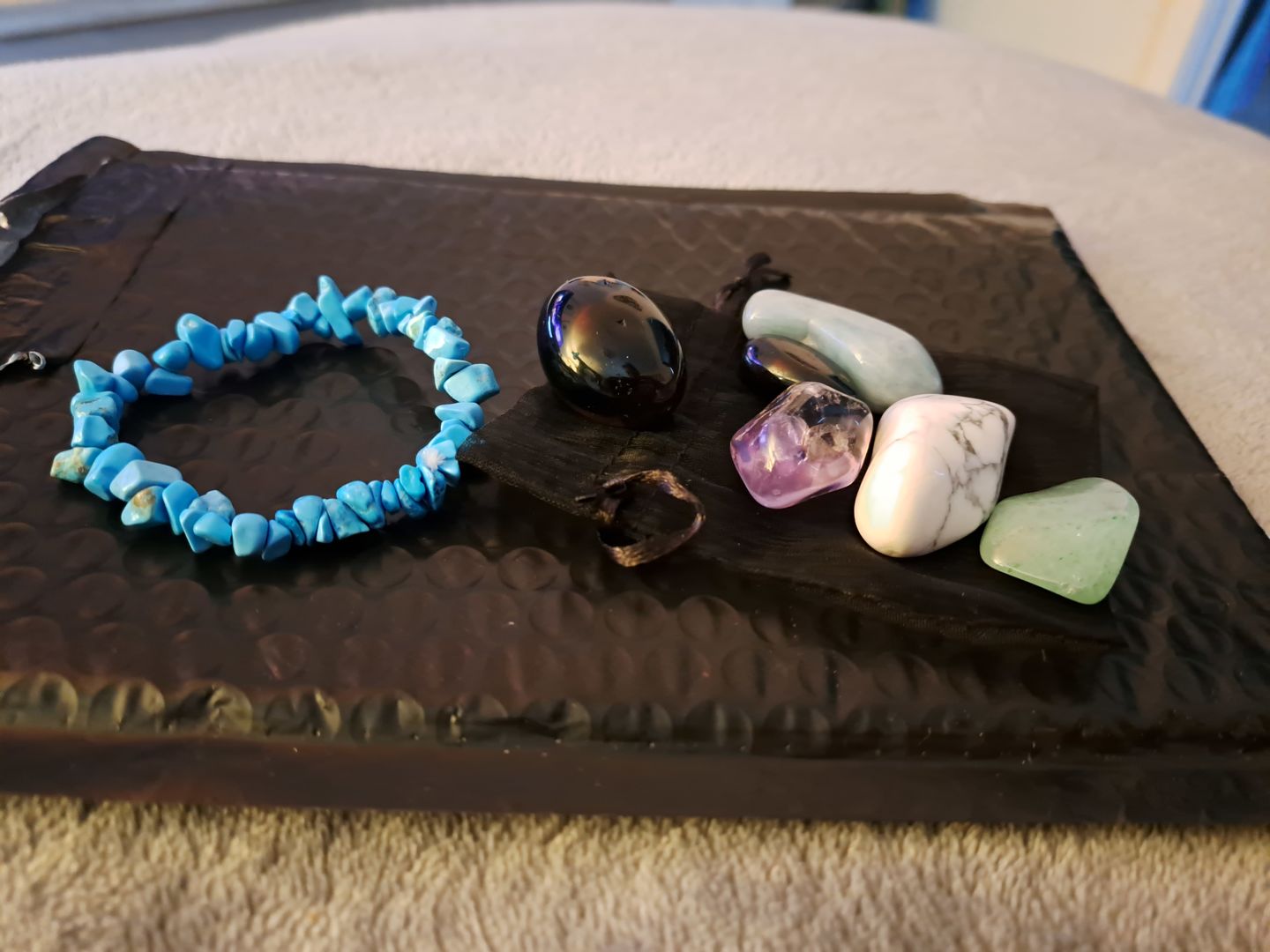 Customer photo review of Amethyst - Tumblestone