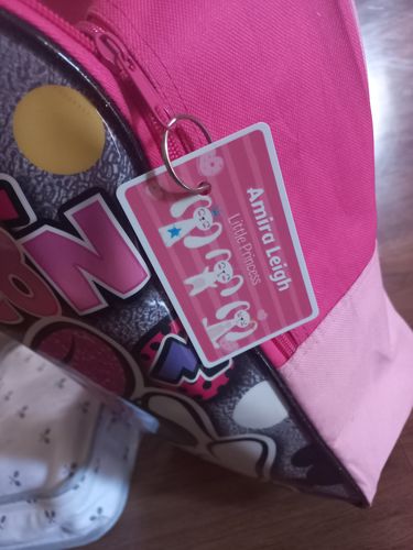 Customer photo review of Colour Bag Tags - Designer themes