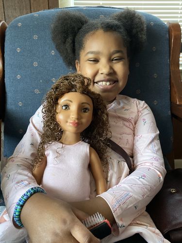 Customer photo review of Healthy Roots Dolls Curlfriend: Marisol