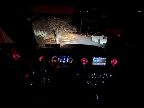 Customer photo review of Turbo Air AC Vent w/ Ambient Light for 18-21 Jeep Wrangler JL & Gladiator JT